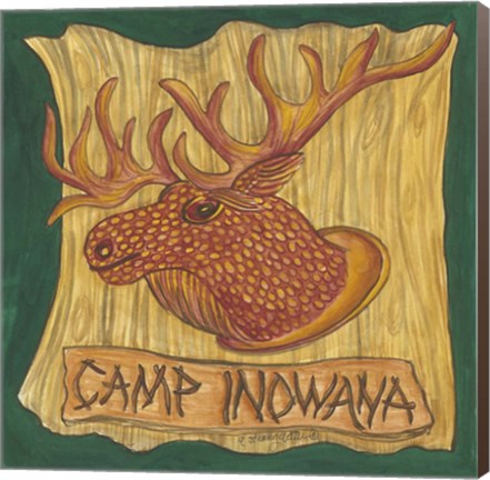 Framed Adirondack Camp Inowana Print