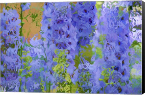 Framed Fluid Flowers I Print