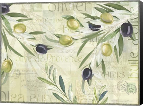 Framed Olives de Provence Print