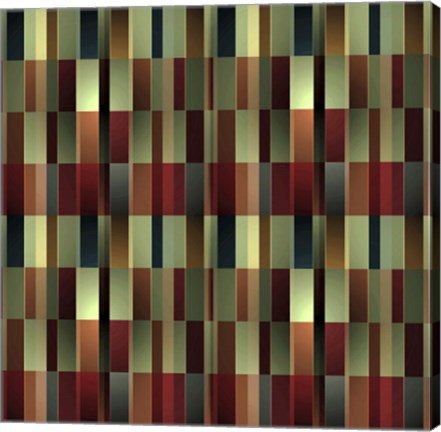Framed Brandy Wine Pattern Print