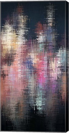 Framed City Lights Print