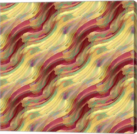 Framed Distant Fire Pattern Print