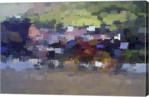 Framed Village Print