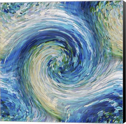 Framed Wave to Van Gogh Print