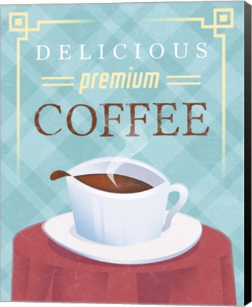 Framed Coffee Delicious Print