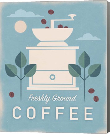 Framed Coffee Grinder Print