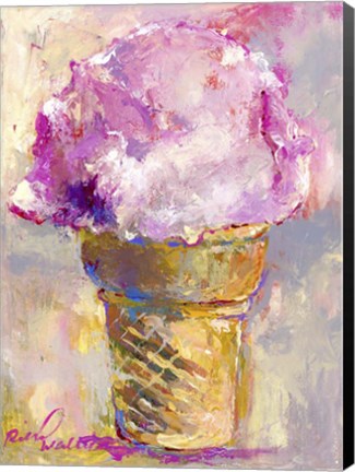 Framed Ice Cream Cone Print