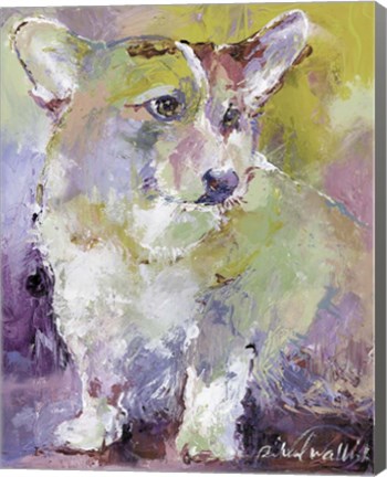 Framed Art Corgi Print