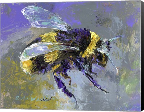 Framed Bubble Bee Print