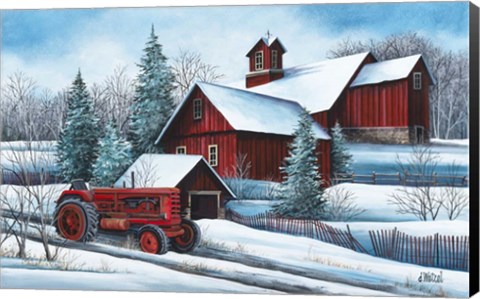 Framed American Winter Print