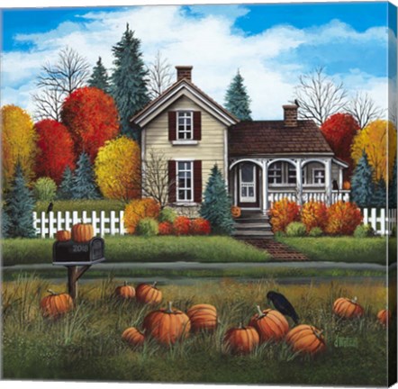 Framed Country Crows Print