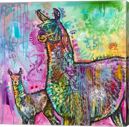 Framed Llama Print