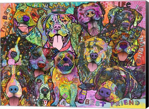 Framed Best Friends Print