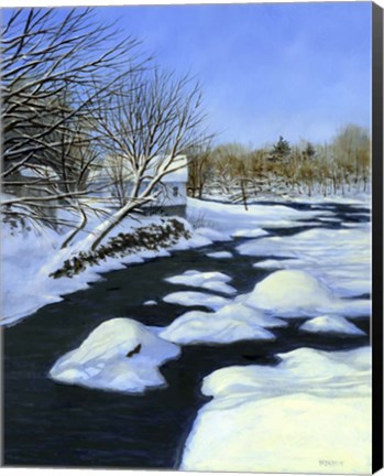 Framed Crystal Blue Print