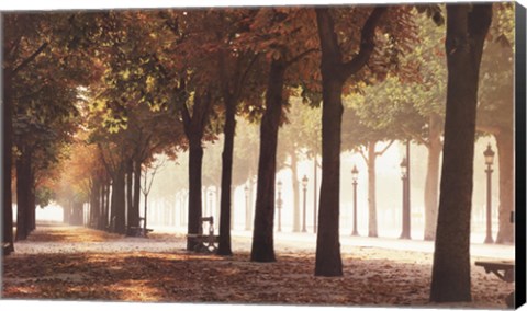 Framed Champs-Elysees Autumn In Paris Print