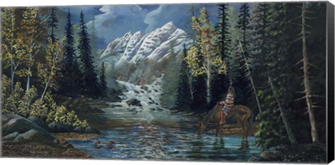 Framed Hidden Falls Print
