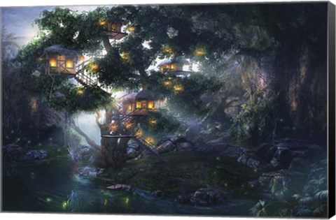 Framed Robinson Retreat Print