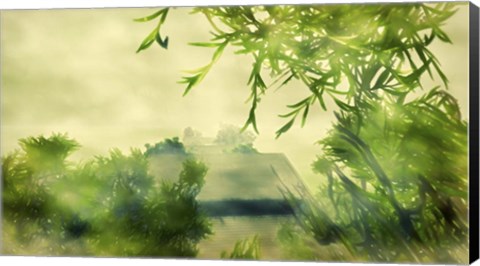 Framed Greeting Dawn Print
