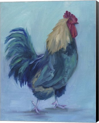 Framed Rooster B Print