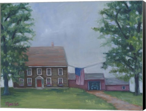 Framed Patriotic Morning Print