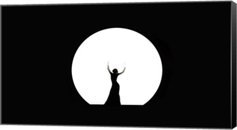 Framed Full Moon Dance Print