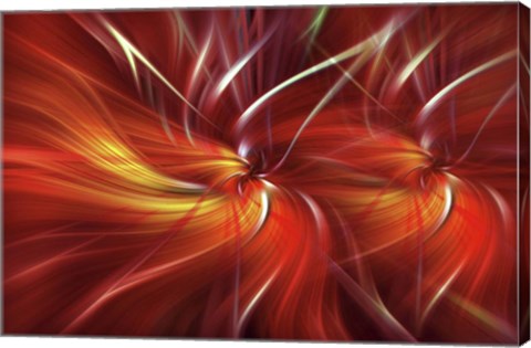 Framed Mystery of Colors Double Flame Print