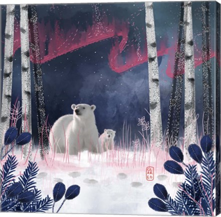 Framed Northern Lights Print