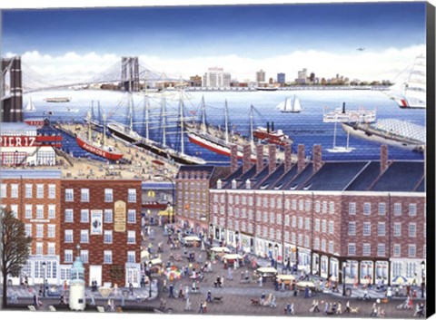 Framed SouthStreet Seaport Print