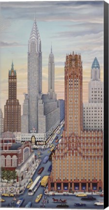 Framed Art Deco NY Print