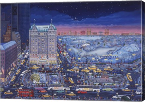 Framed Central Park Holiday Print