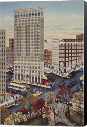 Framed Flatiron Autumn Print