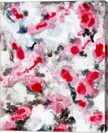 Framed Blushing blooms 1 Print