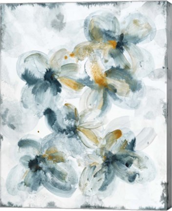 Framed Gilded Dogwood 1 Print