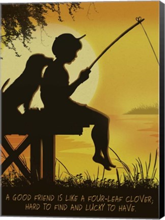 Framed Best Friends Print