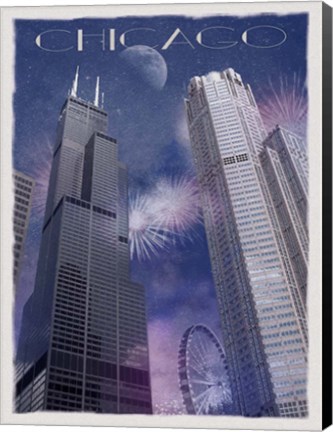 Framed Chicago Magic Print