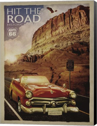 Framed Route66 Print