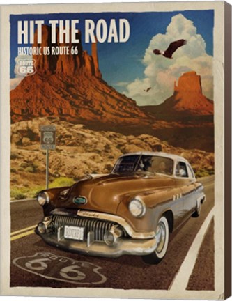 Framed 66 Desert Cruise Print