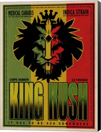 Framed King Kush Print