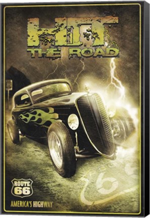 Framed Heavy Metal Hot Rod Print