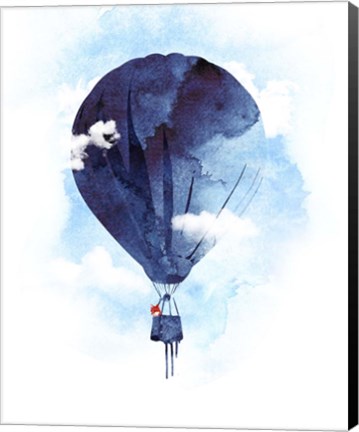 Framed Bye Bye Baloon Print