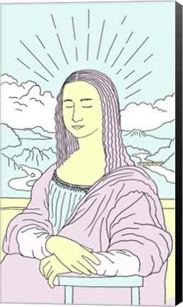 Framed Monalisa Print