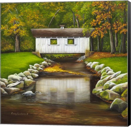 Framed Reflecting Waters Print