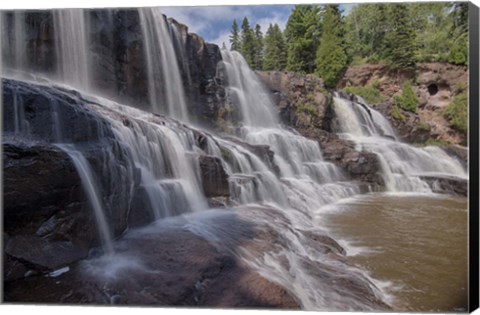 Framed Lake Superior, North Shore 1 Print
