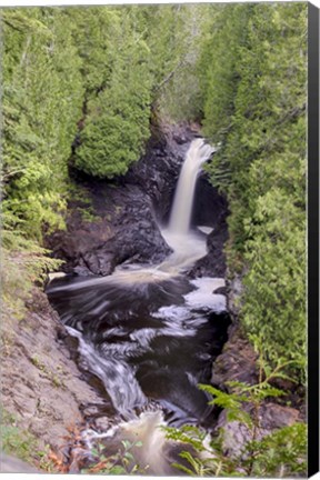 Framed Lake Superior, North Shore 2 Print