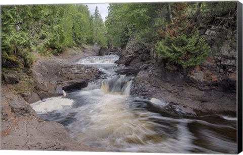 Framed Lake Superior, North Shore 3 Print