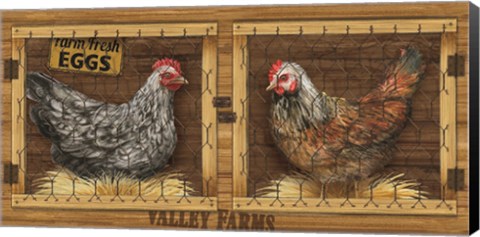 Framed Chicken House Print