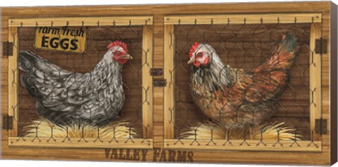 Framed Chicken House Print