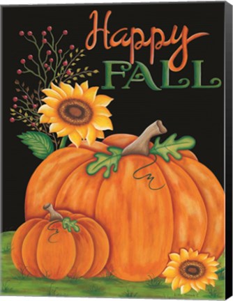 Framed Happy Fall Print