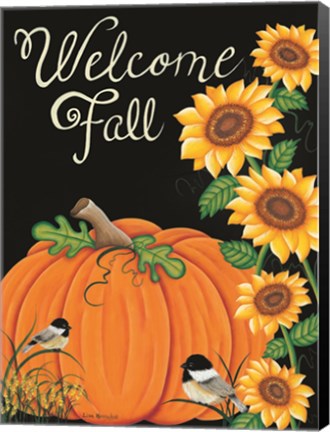 Framed Welcome Fall Print