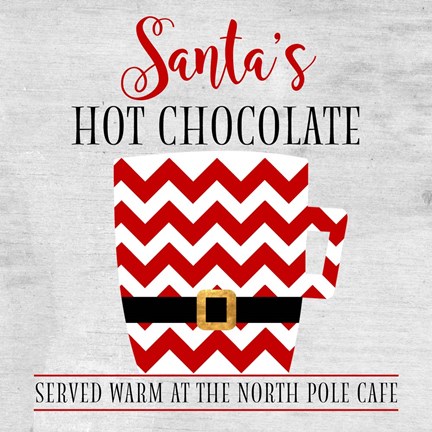 Framed North Pole Cafe Print